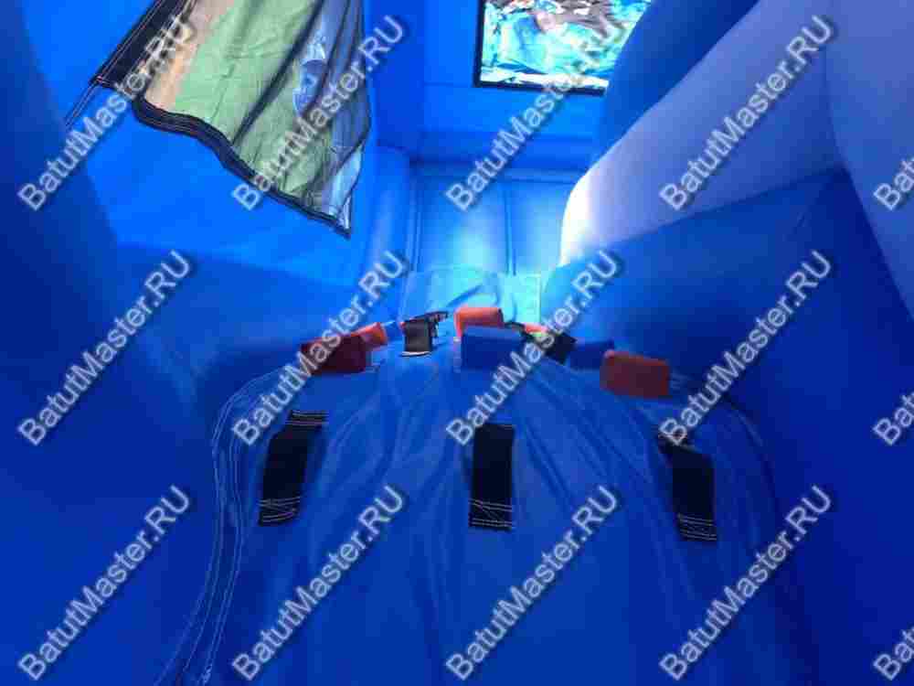 Коммерческий надувной батут "Стройка" 8*7*5 м