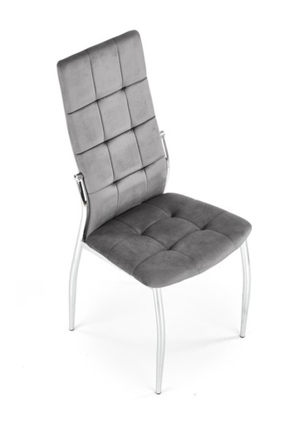 Стул HALMAR K416 серый/хром