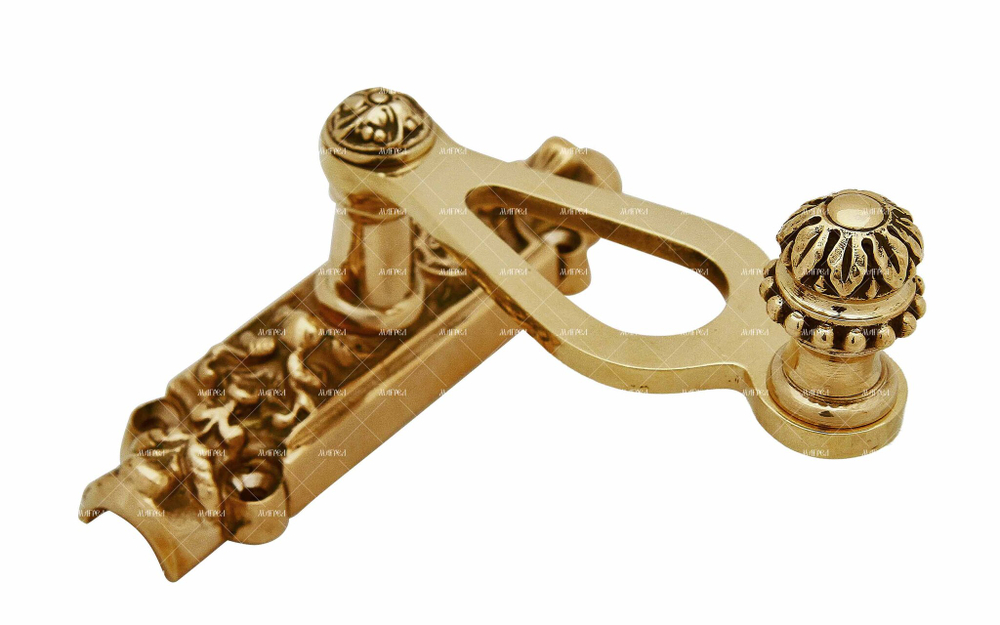 Ручка оконная поворотная на Коробочке латунь