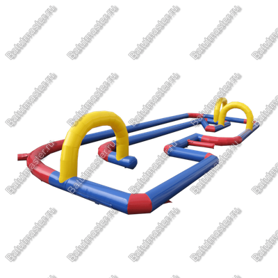 Надувная трасса "Спортивная зона 2", 13*6*2,5 м