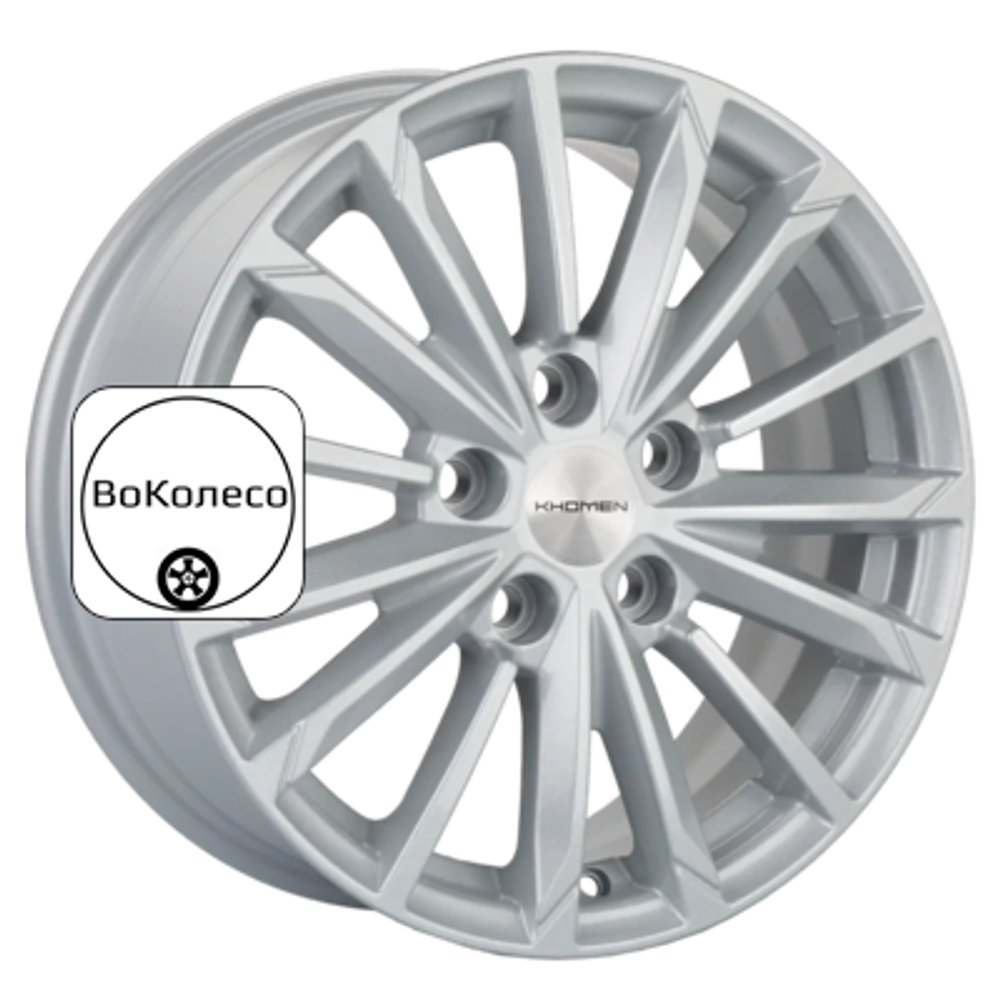 6,5x16/5x114,3 ET45 D60,1 KHW1611 (Toyota/Suzuki) F-Silver Khomen Wheels
