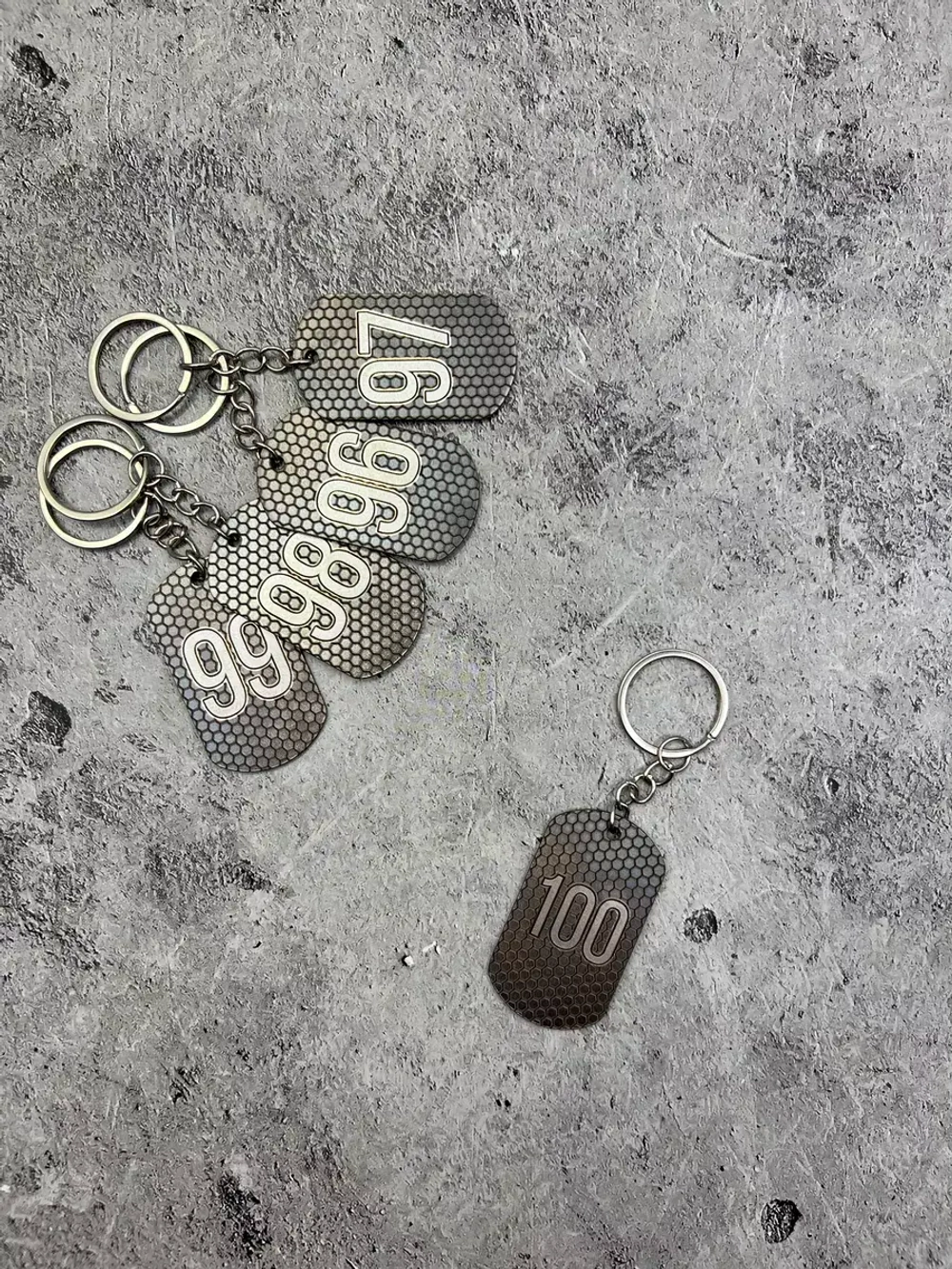 Номерки на ключи металлические 96-100