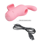 Розовый клиторальный стимулятор Magic Fairy