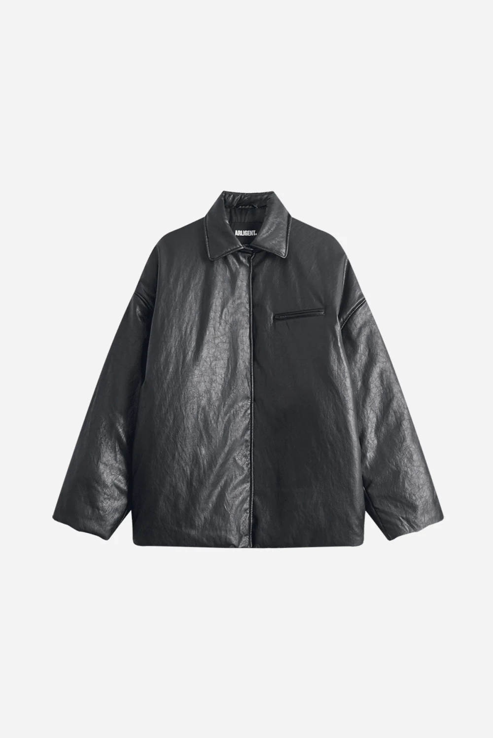 Куртка из экокожи с молниями