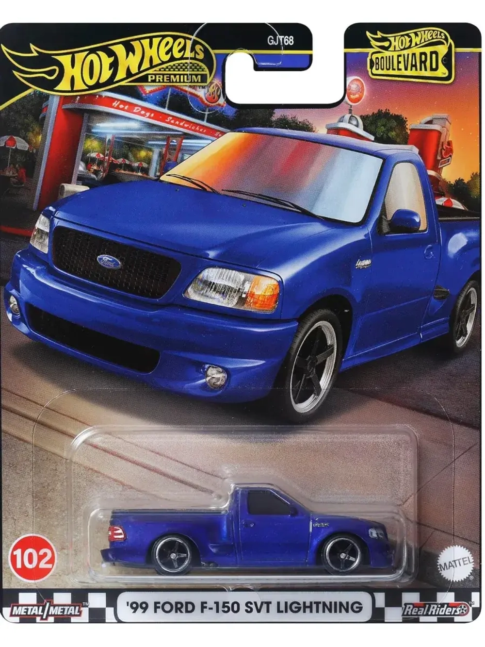 Машинка Хот Вилс Премиум 99 Ford F-150 SVT GJT68 HRT60