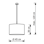 Подвесной светильник Lighthall ALICEN 45 LH022021