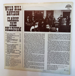 Винтажная виниловая пластинка LP Wild Bill Davison and Classic Jazz Collegium Wild Bill Davison and Classic Jazz Collegium (Чехословакия 1977)