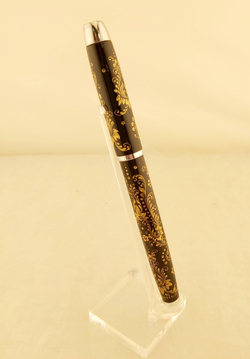 Набор Стакан для ручек "Москва" и шариковая авторуручка с росписью Палех