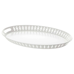 IKEA ROMANTISK  (ИКЕА РОМАНТИСК)  -  Поднос, белый, 52x39 см