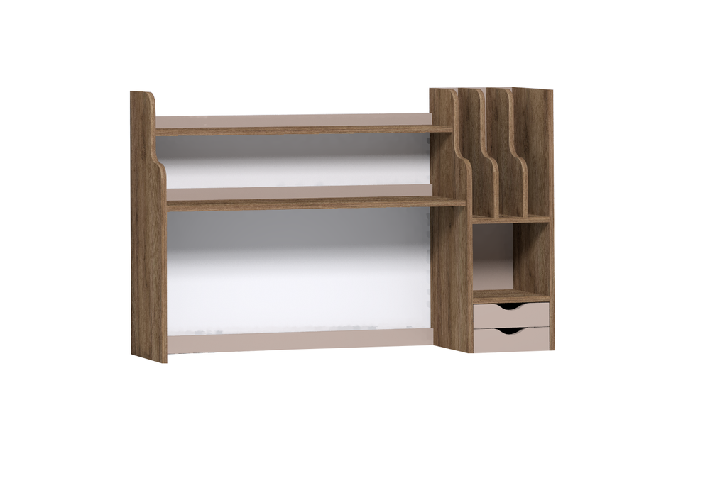Стеллаж-надстройка Nature 85, дуб табачный