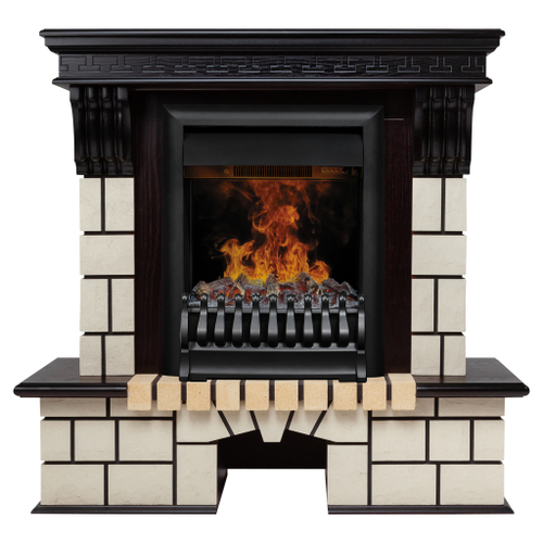 Каминокомплект Real Flame Stone STD AO с очагом Oregan