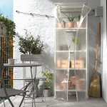 Стеллаж с чехлом - IKEA JOSTEIN, 81х40х90 см, белый, ЮСТЕЙН ИКЕА