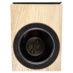 UUL-P42A 2х6W-GU10 IP65 PINE Светильник уличный. под две лампы GU10. Архитектурный накладной. Цвет корпуса сосна. TM Uniel