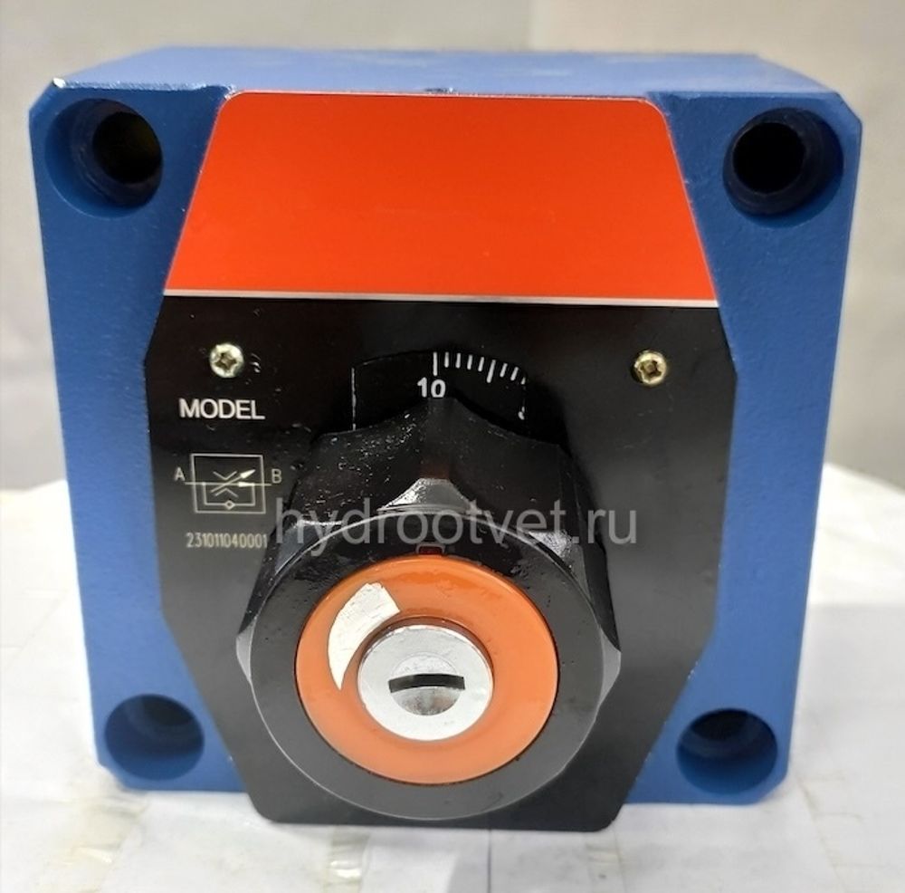 2FRM16-2X/60L - Регулятор расхода Ду16 для монтажа на плиту, номинальный расход 60 л/мин, регулировка компенсатора - нет