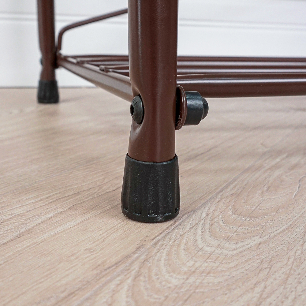 Подставка для обуви "Альфа 22" коричневая