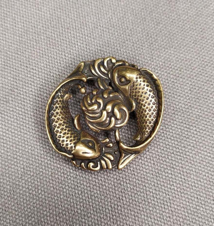 Кончо (Декоративный элемент) Рыбы 40мм