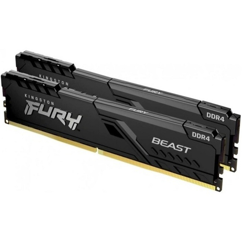 Модуль памяти DIMM DDR4 16Gb, 3200Mhz, 2x8Gb, Kingston FURY Beast (KF432C16BBK2/16WP)