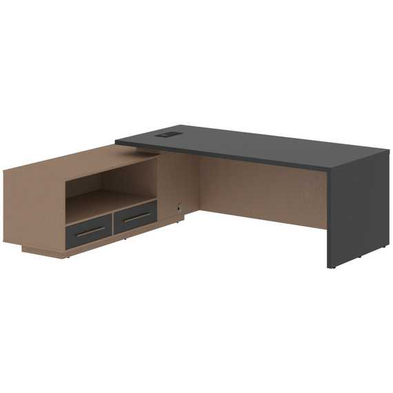 Стол руководителя с тумбой VCT 2319(L)  2300х1900х750 VELION