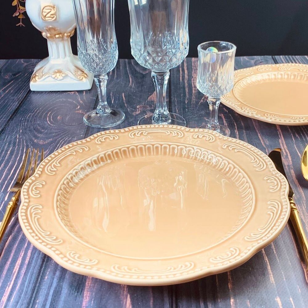 Lenardi 110423 Набор из 6 тарелок 26см БАВАРИЯ карамель в под.уп.(х6)Керамика