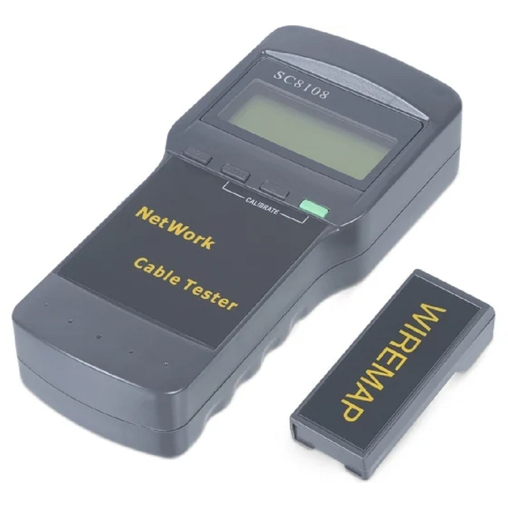 Кабельный тестер Cabeus CT-LCD-RJ45 (SC8108) Тестер для витой пары c LCD дисплеем