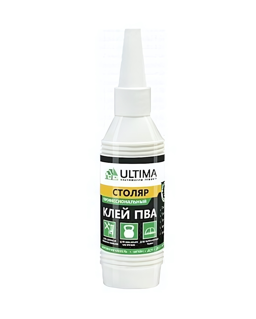 Клей ПВА ULTIMA СТОЛЯР, флакон 80 г.