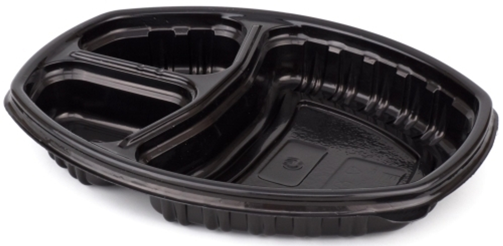 Крышки для контейнеров 3х секционных СпК-257К-3 257х202х25мм (30/300шт)