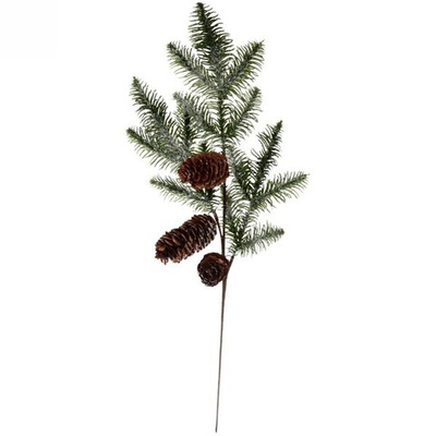 Ветка хвойная «Лесные шишки», 58 см