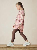 Рубашка и легинсы в комплекте для девочки Next K84-242, Розовый, Коричневый