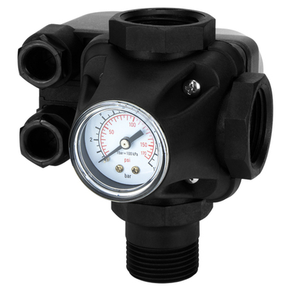 Реле давления JEMIX XPD-2-3W с монометром (штуцер), 1,4-2,8 bar