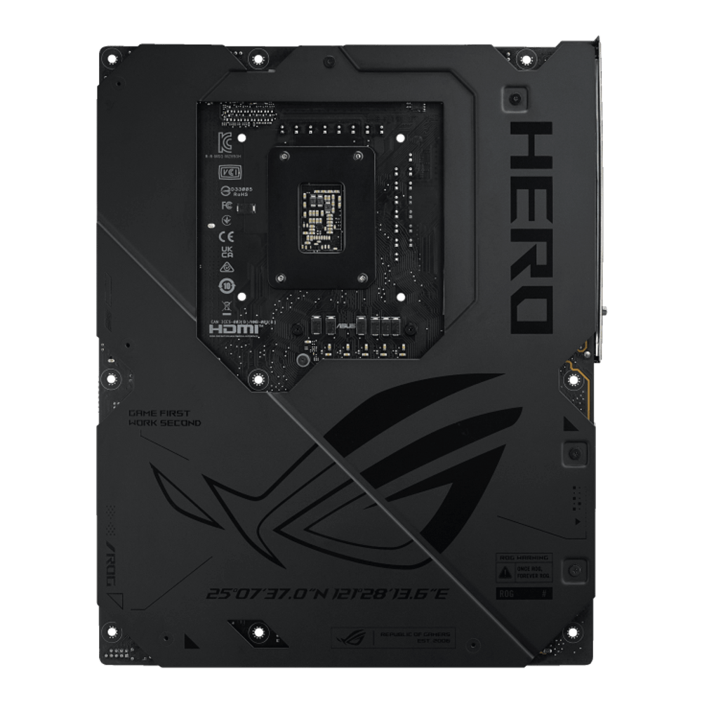 Материнская плата ASUS ROG MAXIMUS Z890 HERO, LGA1851 4xDDR5 4xSATA3 6xM.2 HDMI USB-C ATX