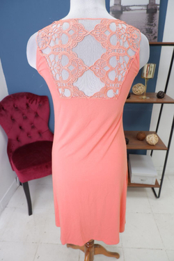 Сарафан трикотажный с кружевом 44 размер