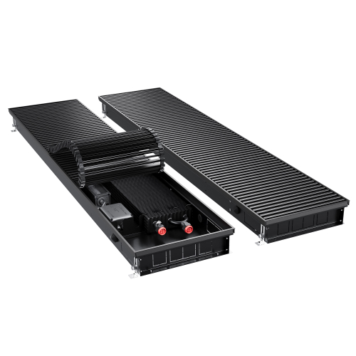 Конвектор внутрипольный Royal Thermo ATRIUM TURBO-80/300/2000-DG-U-BL