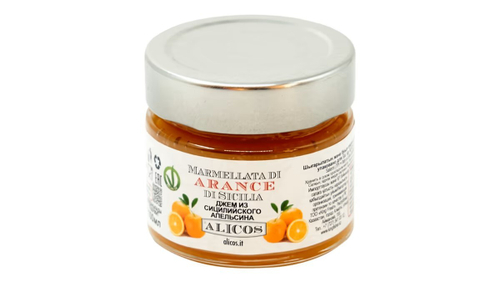 Alicos Джем из красного Сицилийского апельсина 110 гр