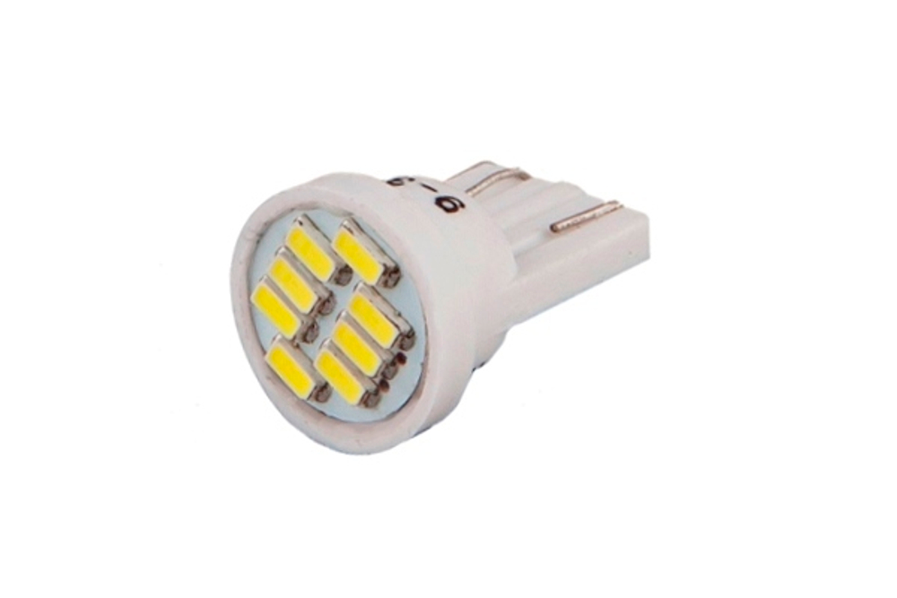Лампа светодиодная T10-8SMD-3014 WHITE 3942/40114+ лампа 3942/40114