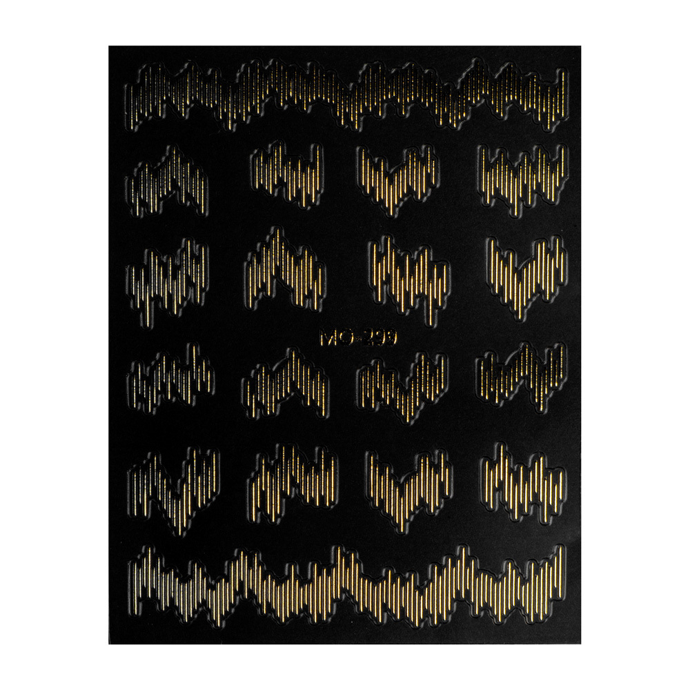 Irisk Наклейки Металлические палочки 02