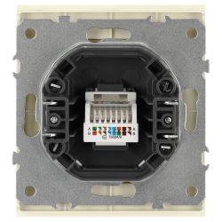 Розетка ЭРА Arktik 16-3107-02 информационная RJ45 слоновая кость | Эра Arktik