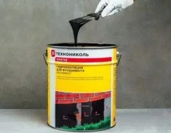 Мастика гидроизоляционная битумная для фундамента Технониколь AquaMast, 3 кг