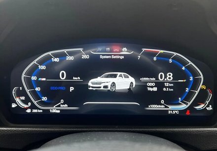 Электронная панель приборов BMW 4-серия F32 2012-2018 - Carmedia NH-LCD-B02-F32 с ЖК 12.3" экраном QLED