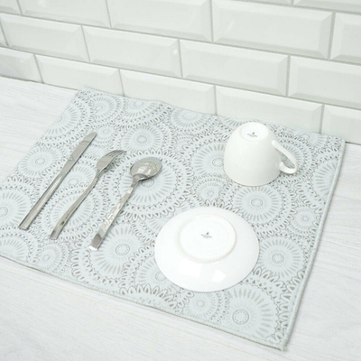 Коврик для сушки посуды 38*50см, полиэстер, микс NNKS4