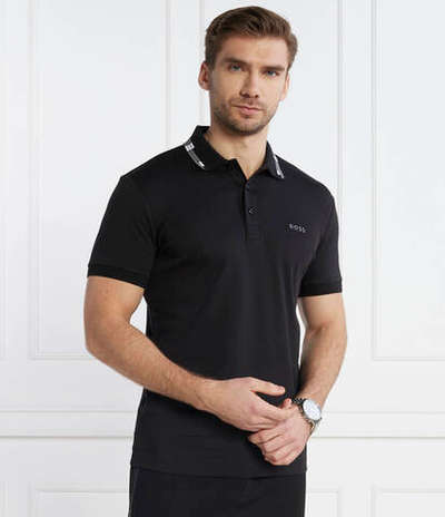 Поло Paule BOSS GREEN - черный(50506180)