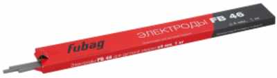 Электрод сварочный с рутилово-целлюлозным покрытием FB46 D4.0мм (пачка 0,9кг) FUBAG