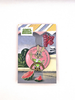 Значок Заяц - По уши в приключениях, серия Ну, погоди!