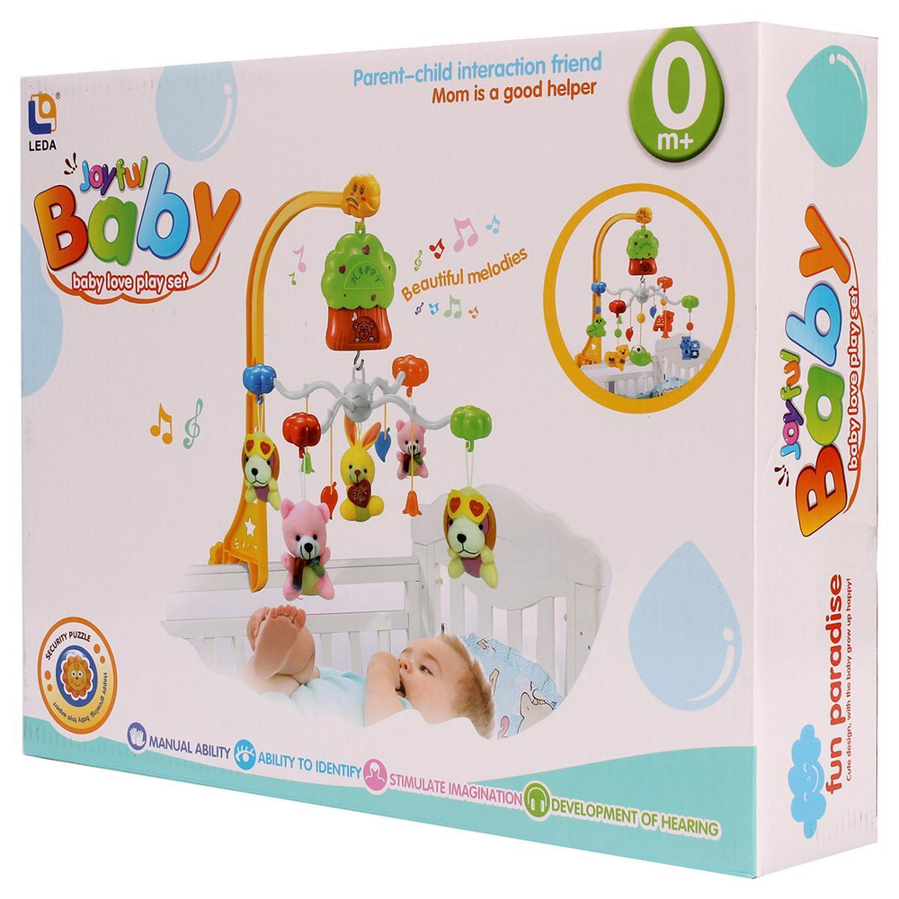 Карусель музыкальная для новорожденных, коробка D134