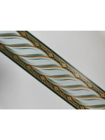 Бордюр для обоев бумажный 6 см окантовка лента зеленый