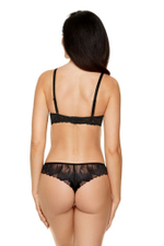 Трусики-стринги Moon из кружевного полотна (Размер: 42) (Цвет: черный)