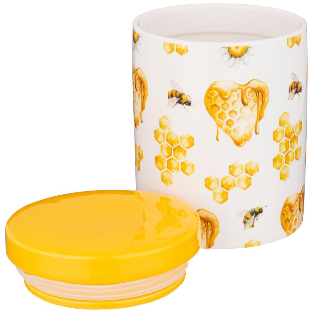 БАНКА С КРЫШКОЙ LEFARD LEFARD "HONEY BEE" 650 МЛ (КОР=12ШТ.)