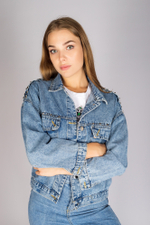 Классическая джинсовая куртка женская Nadya