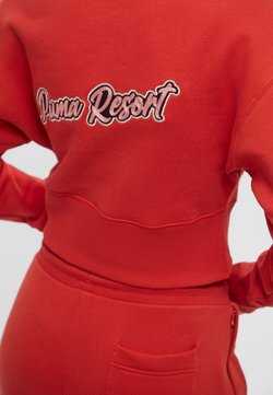 Толстовка женская PUMA PREMIUM ESS Relaxed Graphic Hoodie