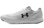 Under Armour Charged wear-resistant low-cut running shoes women's white gray comfortable