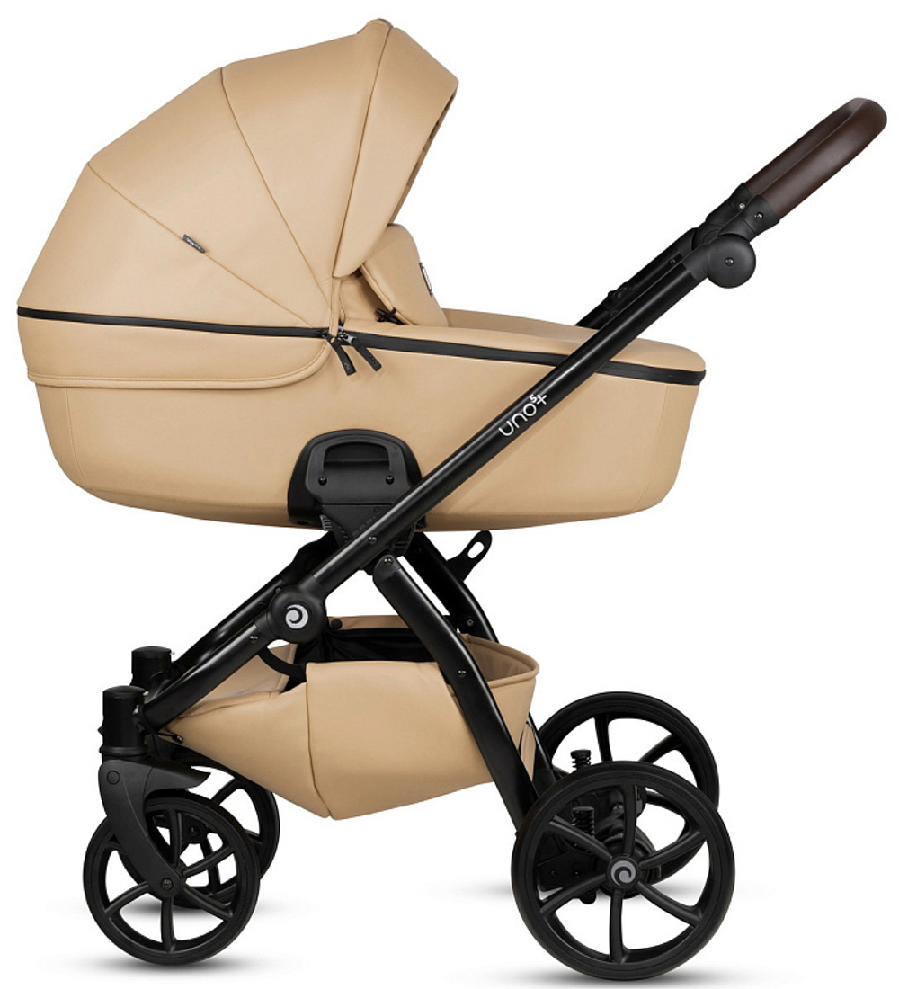 Детская коляска Tutis Uno 5 Plus Leather collection 3 в 1 1402167 Caramel